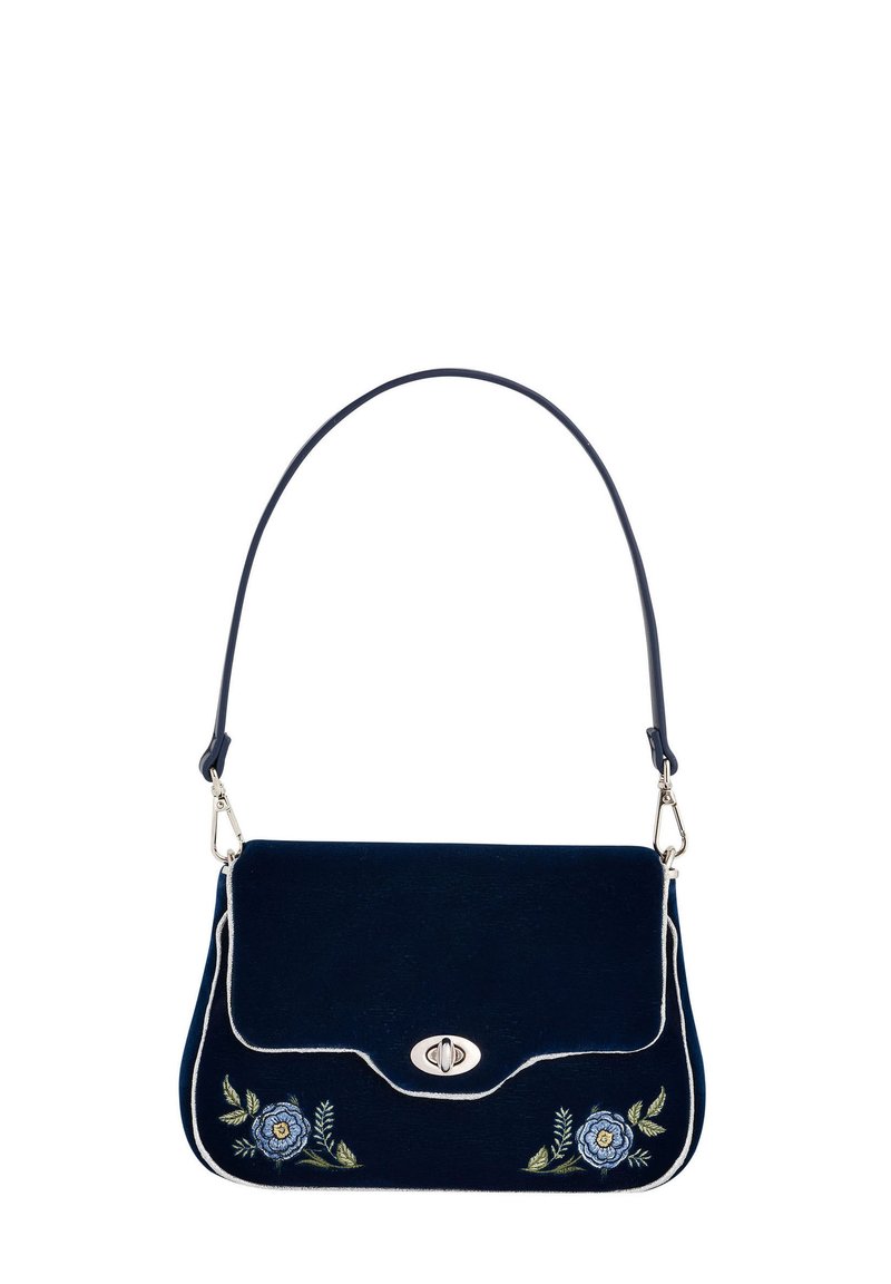 FABLE ENGLAND ROSE EMBROIDERED - Handtas - blue/blauw - Zalando.nl