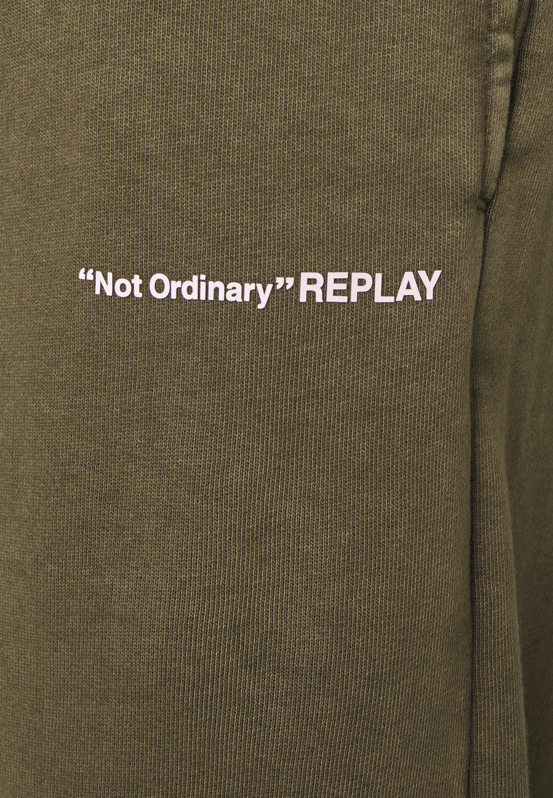 Replay PANTS - Tracksuit bottoms - army 