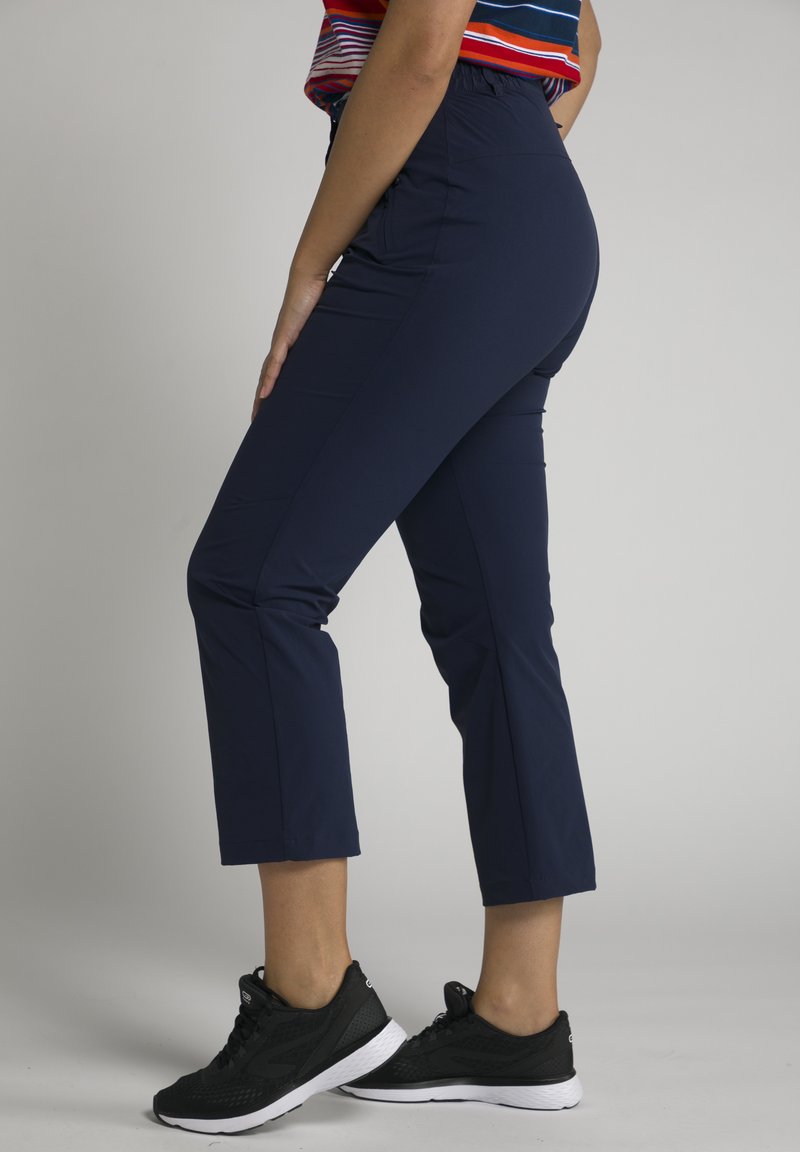 ULLA POPKEN Pantaloni Donna 7/8 - Taglie Forti - Vita Elastica Con Tasche - 3
