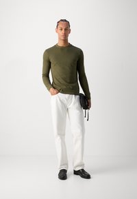 INDICODE JEANS Long sleeved top - olive