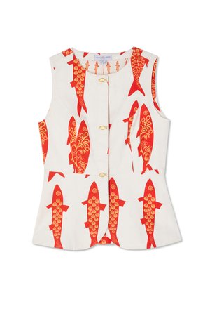 Never Fully Dressed MARINA SOL WAISTCOAT - Vest - white