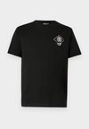 MERCERIZED PATCH LOGO TEE - T-shirts print - black