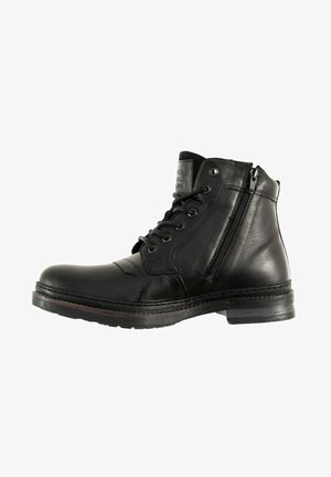 Lace-up ankle boots - noir
