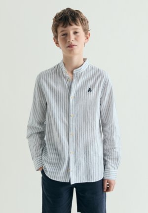 Scalpers MAO VINTAGE STRIPES - Shirt - bluestripes