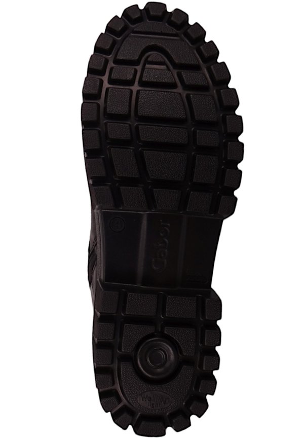 Platform ankle boots - schwarz micro3