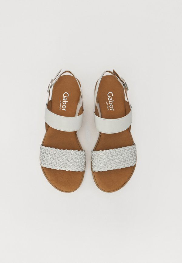 Platform sandals - weiss4