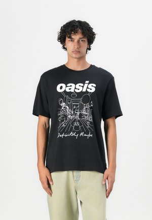 ONSOASIS TEE - Print T-shirt - black