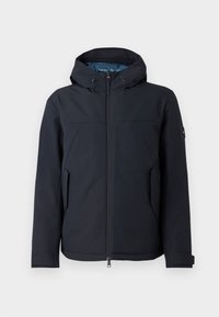 TECH HOODED SHORT PADDED JACKET - Vandeniui atspari striukė - desert sky