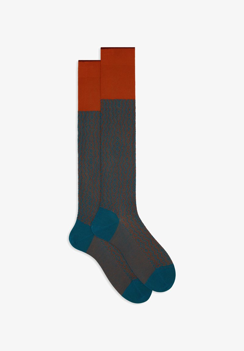Gallo VERTICAL CHEVRON MOTIF - Socken - capri