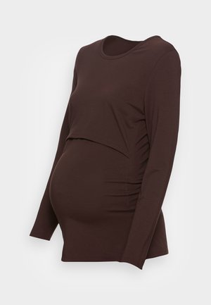 Long sleeved top - bordeaux
