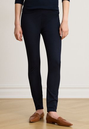 Lauren Ralph Lauren, STRETCH-COTTON BLEND TWILL SKINNY PANT - Pantalon classique - navy
