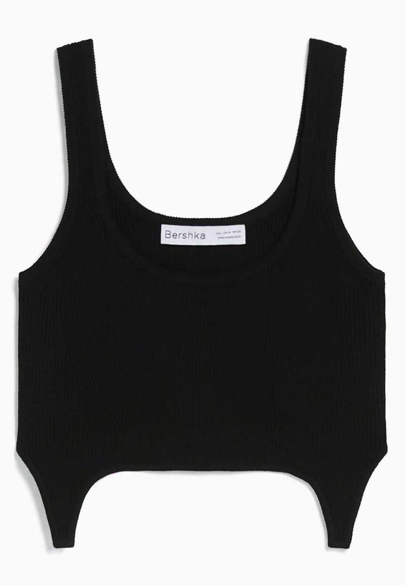 Bershka Top zwart