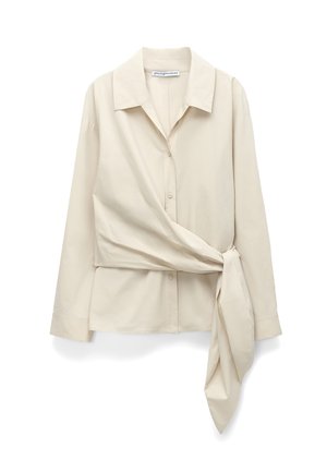 ADOLFO DOMINGUEZ, Button-down blouse - beige