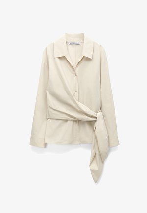 ADOLFO DOMINGUEZ, Button-down blouse - beige