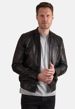 Leather jacket - black