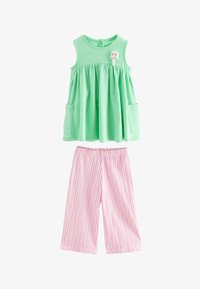 Selected, green pink character