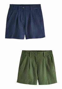 Next BLEND 2 PACK REGULAR FIT - Shorts - navy blue khaki green