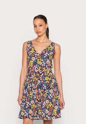 VIKRISTINA LAIA BELT DRESS - Sukienka letnia - navy blazer
