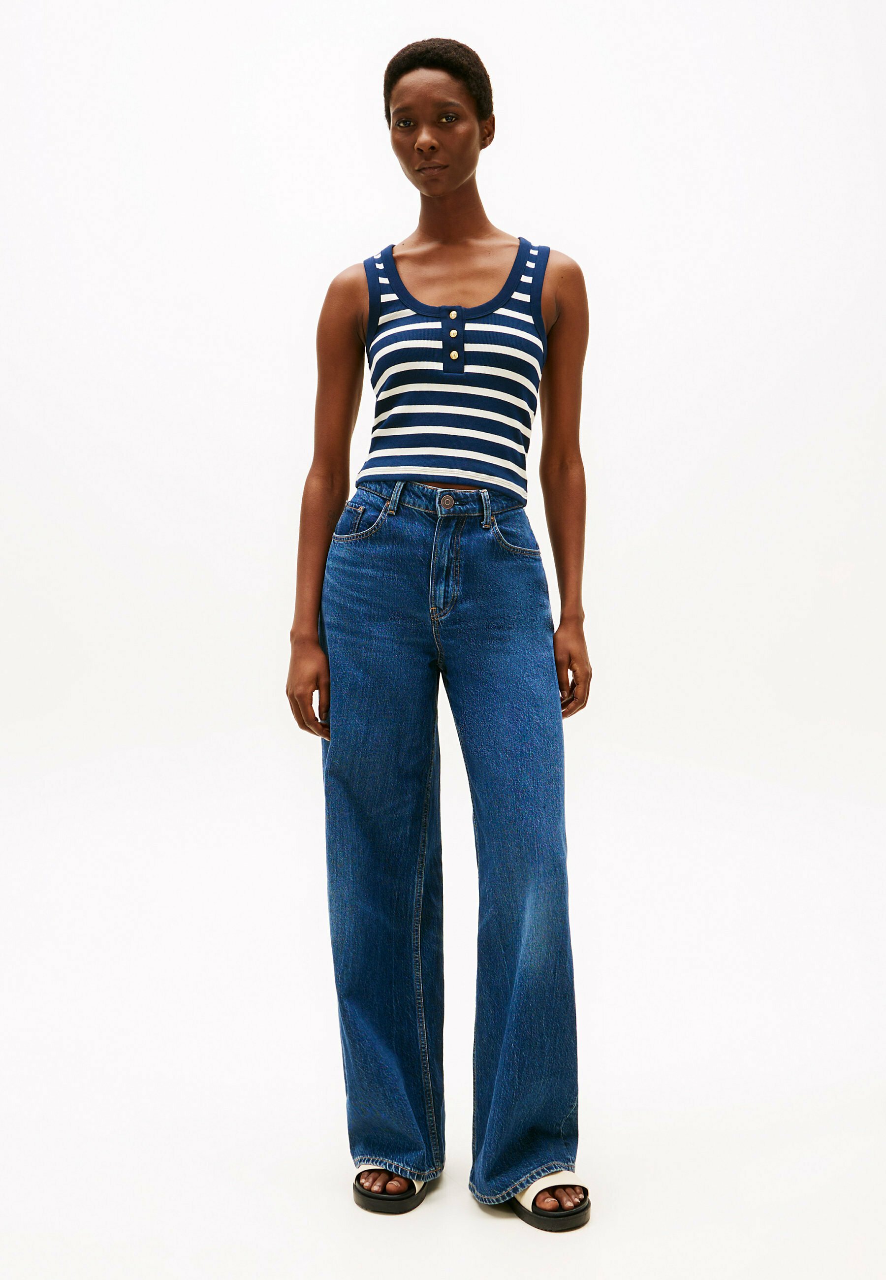売れ筋商品|||トミー ヒルフィガー Tシャツ レディース トップス TH X SOFIA RICHIE GRAINGE TANK SWEATER TOP - Top - dark night navy Tommy Hilfiger TH X SOFIA RICHIE GRAINGE TANK SWEATER TOP