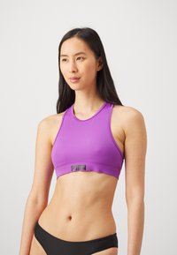 Puma - SWIM WOMEN RACERBACK SWIM - Bikiniyläosa - purple Pienoiskuva 1