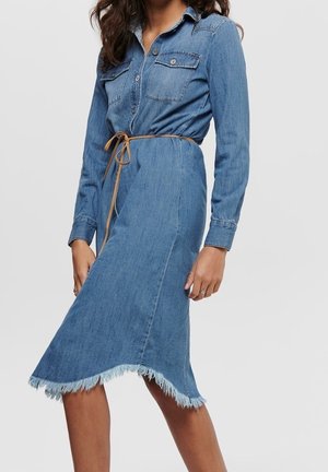 Denimkjoler - light-blue denim