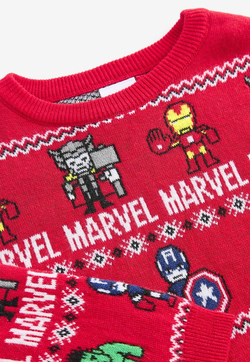 Pull De Noël Marvel Avengers - Sweatshirt Festif Avec Spider-Man, Iron Man, Captain America