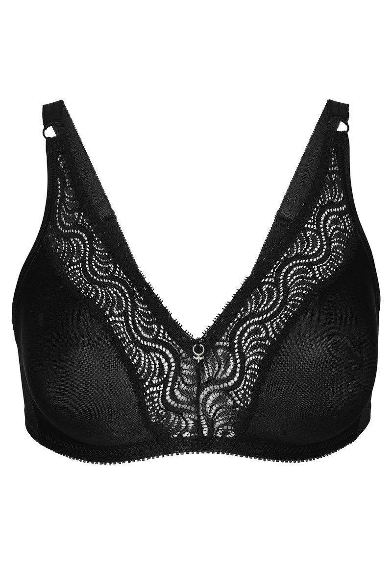 Abecita by Swegmark GLITTER - T-shirt-bh - Svart/svart - Zalando.se