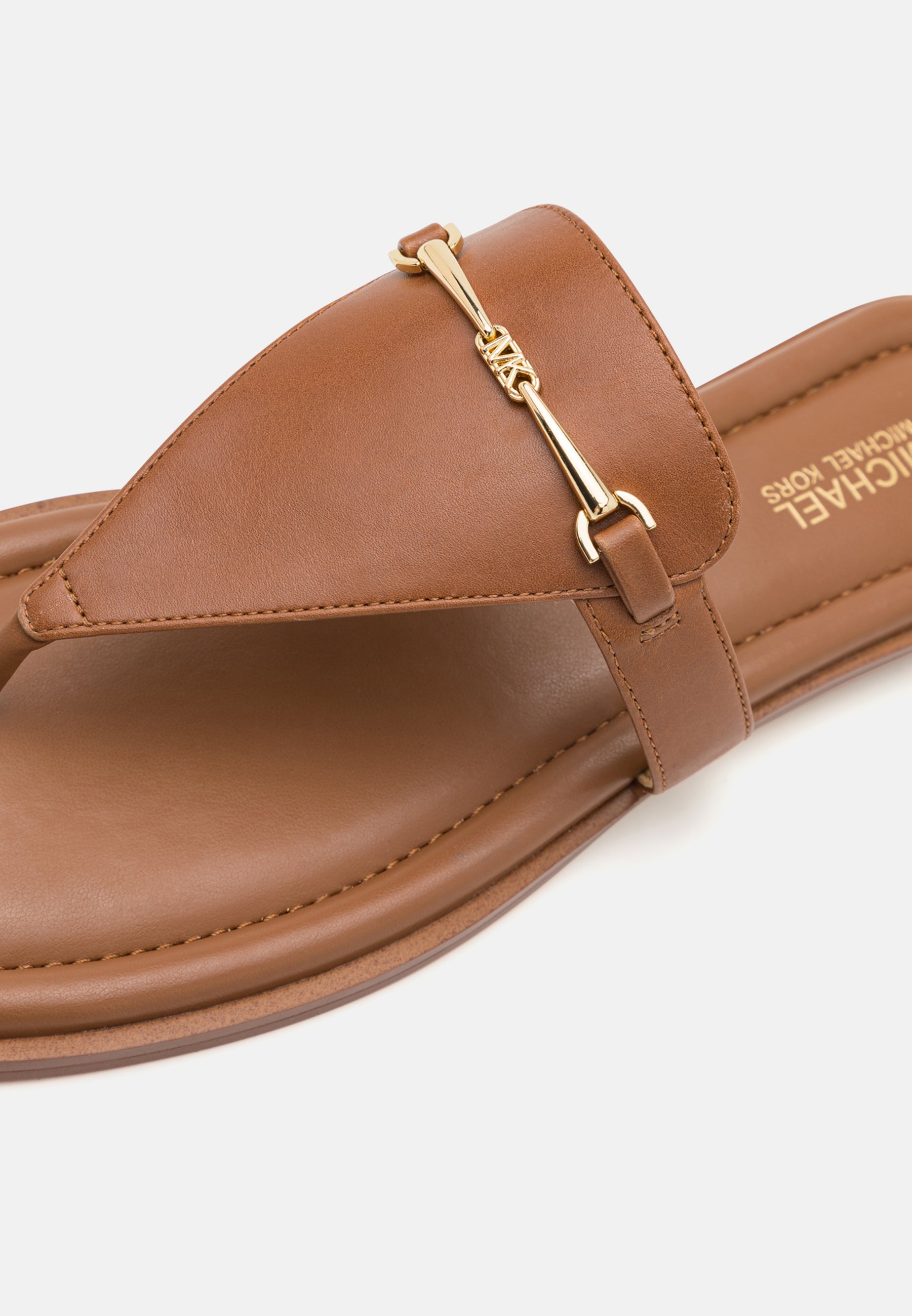 MICHAEL Michael Kors LENA THONG - T-bar sandals - luggage/brown -  Zalando.co.uk