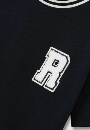 Reiss Tricou cu imprimeu - navy