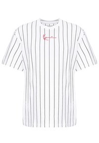 SMALL SIGNATURE PINSTRIPE - T-Shirt print - blanco