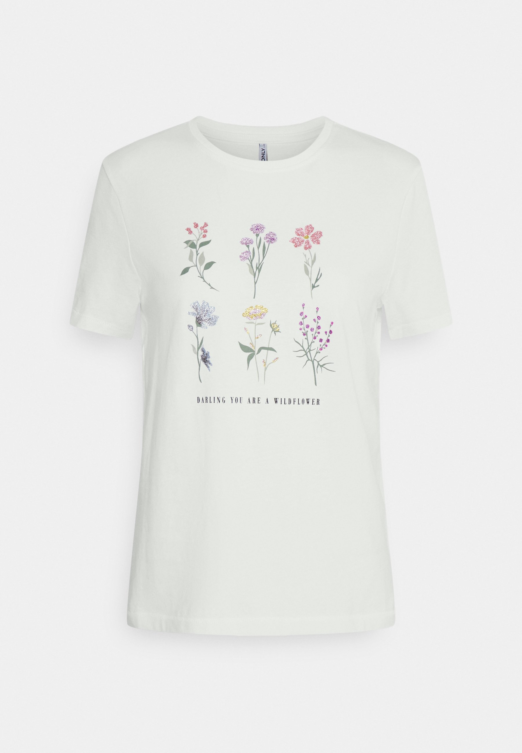 Print T-shirt - cloud dancerhappiness 