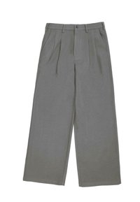 DOUBLE PLEATED CLUB  - Stoffhose - grey