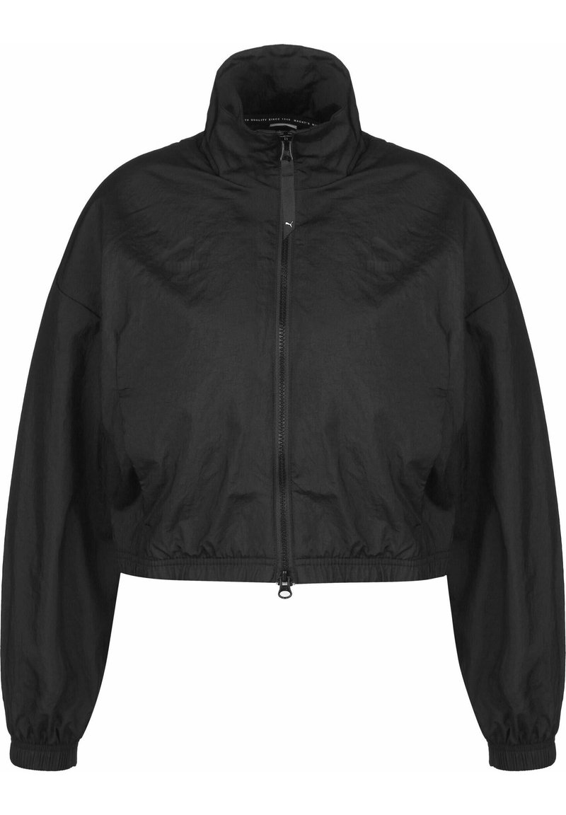 Puma DARE TO CROPPED - Tréningová bunda - puma black
