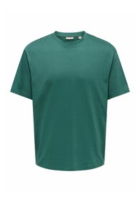 Only & Sons ONSFRED LIFE RLX SS TEE NOOS - Βασικό μπλουζάκι - mallard green