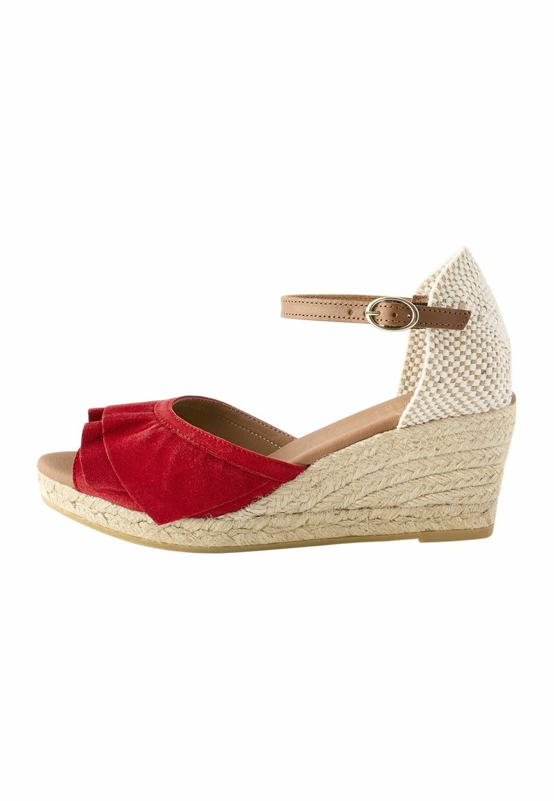 Next FOREVER COMFORT FRIL REGULAR FIT - Espadrilės - red