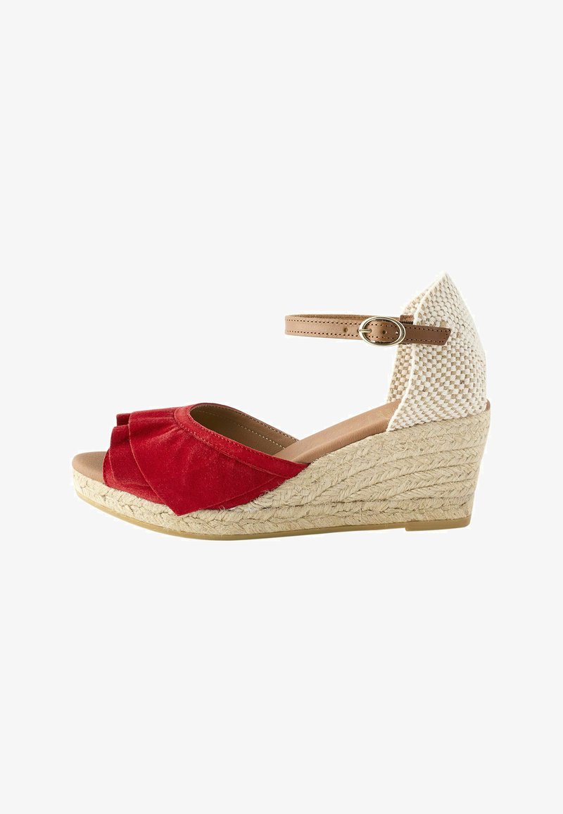 Next FOREVER COMFORT FRIL REGULAR FIT - Espadrilės - red