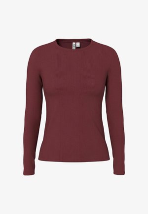 Pieces, PCRUKA LONG SLEEVED TOP - T-shirt à manches longues - tawny port