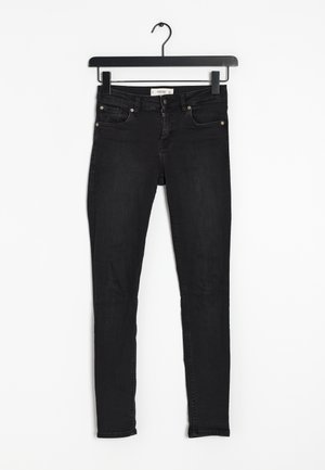 Mango Vaqueros pitillo - black