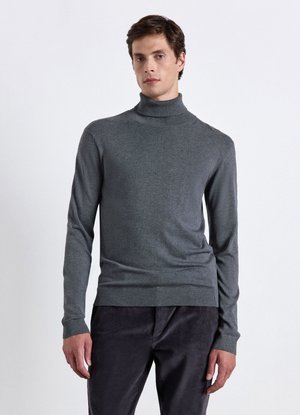 Calliope, MAGLIA TINTA UNITA - Maglione - grigio scuro melange