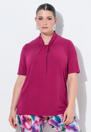 CLASSIC, STEHKRAGEN, HALBARM - T-shirt con stampa - magenta