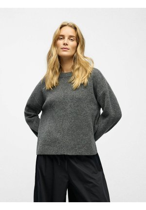 Pullover - dark grey melange