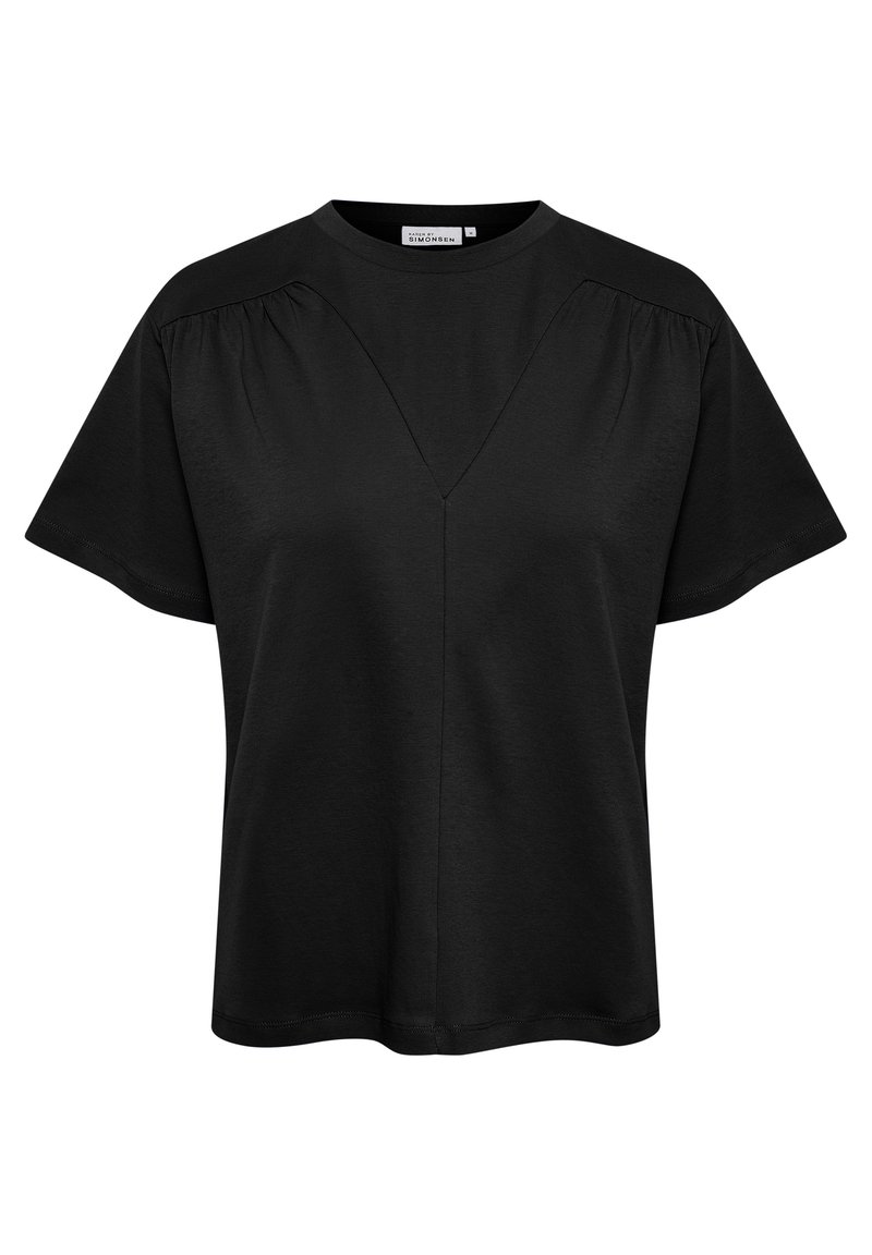 Karen by Simonsen T-shirt basic zwart