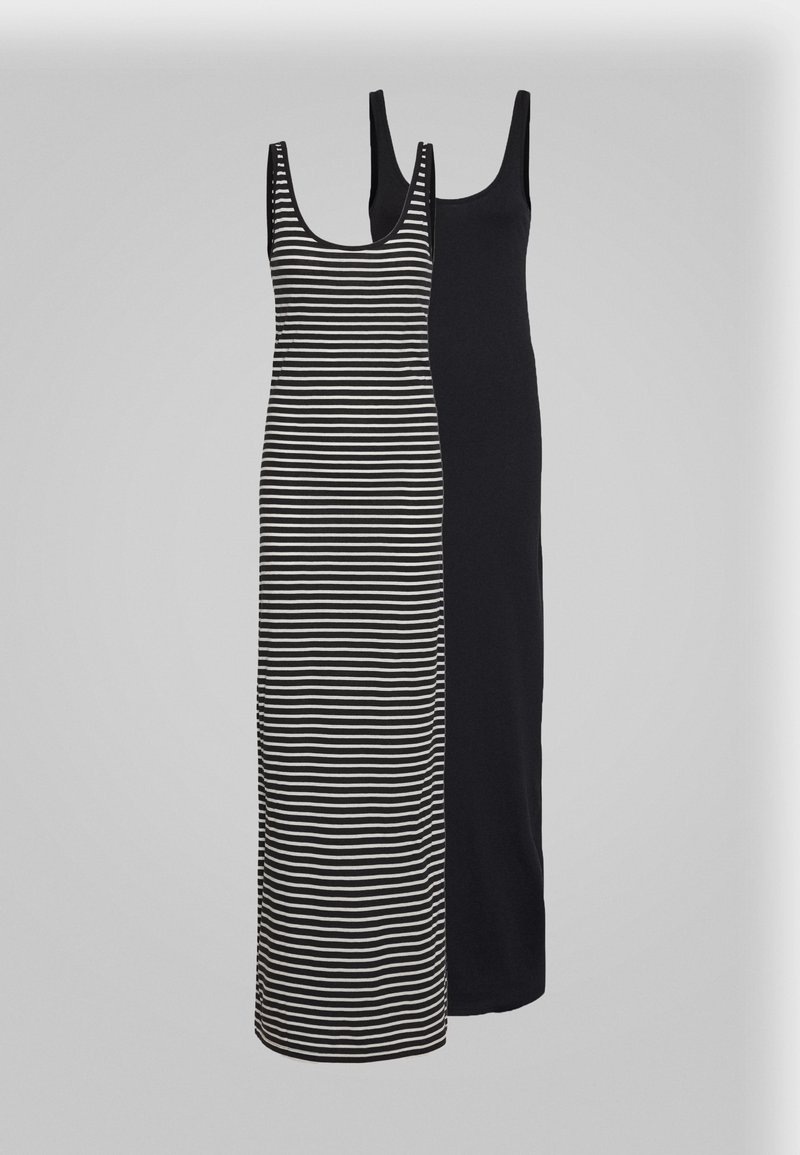 Damen Kleider | Vero Moda Tall VMNANNA DRESS 2 PACK Maxikleid black/snow white/schwarz - KC15184 Damen Kleider | Vero Moda Tall VMNANNA DRESS 2 PACK Maxikleid black/snow white/schwarz - KC15184