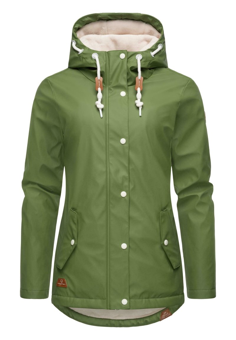 Ragwear - MARGE - Regenjas - olive, Vergroten