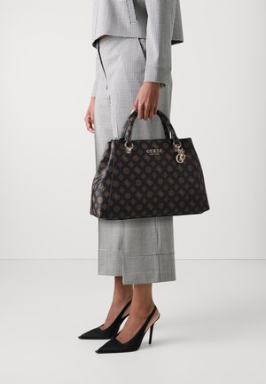 Guess EVELUNE GIRLFRIEND SATCHEL - Geantă de mână - mocha