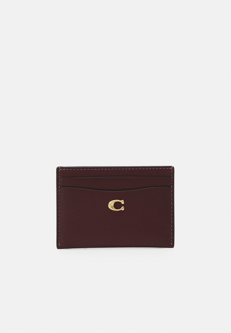 COACH ESSENTIAL CARD CASE - Maks - wine