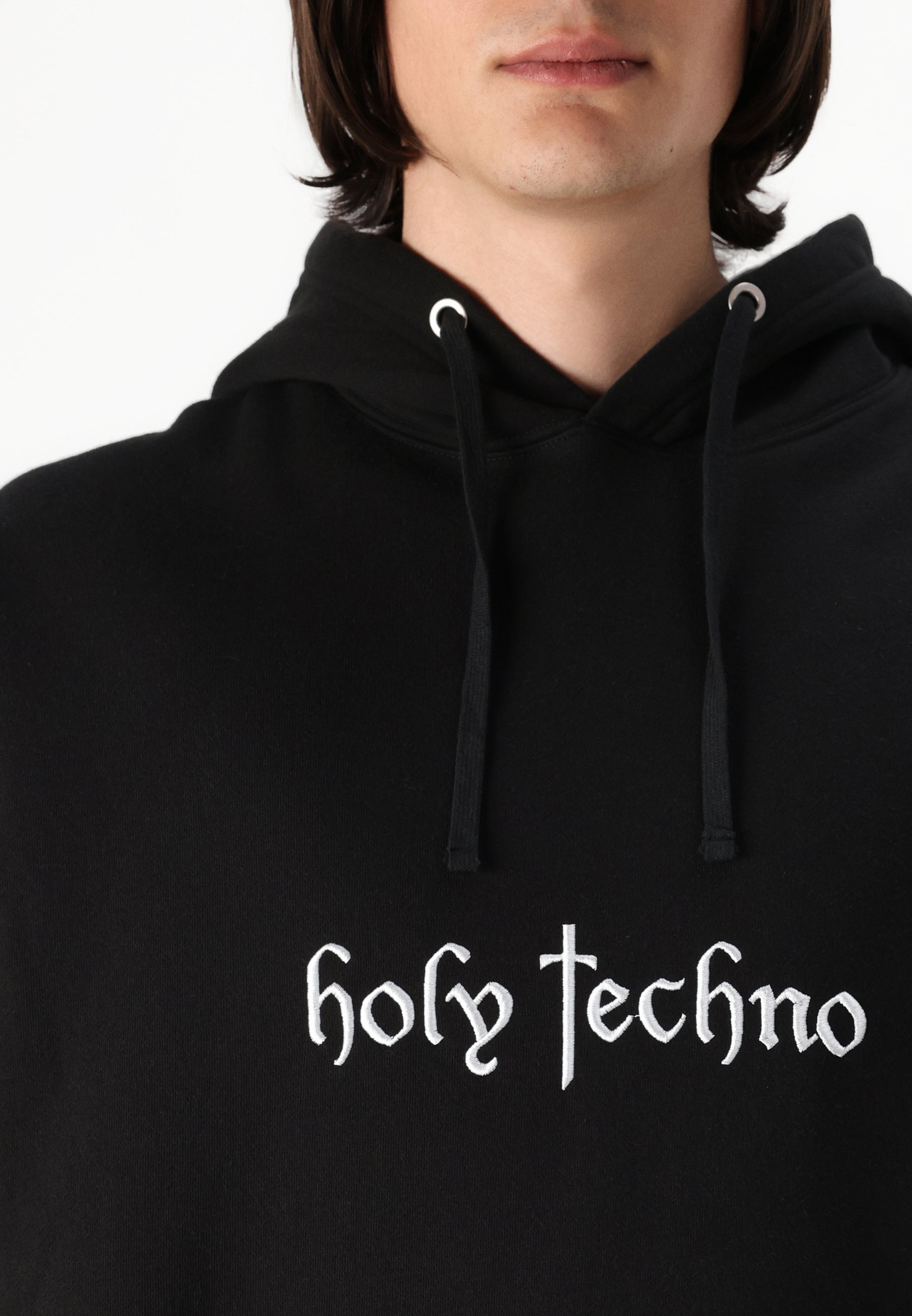 BOILER ROOM HOLY TECHNO HOOD UNISEX - Sweatshirt - black - Zalando