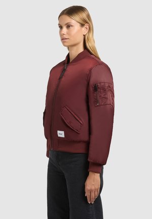KASIA - Giubbotto Bomber - burgundy red