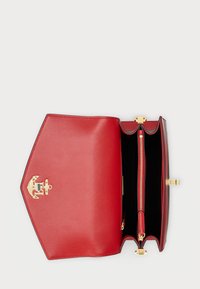 Lauren Ralph Lauren TWO TONE LEATHER MEDIUM FARRAH SATCHEL - Rokassoma - black/festive red