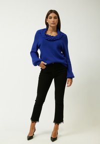 INFLUENCER FANCY COLLAR - Strickpullover - royal